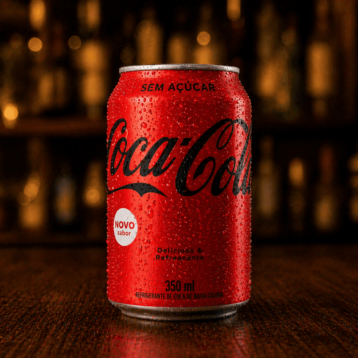 Coca Cola Sem Açúcar Lata 350ml, foto 1